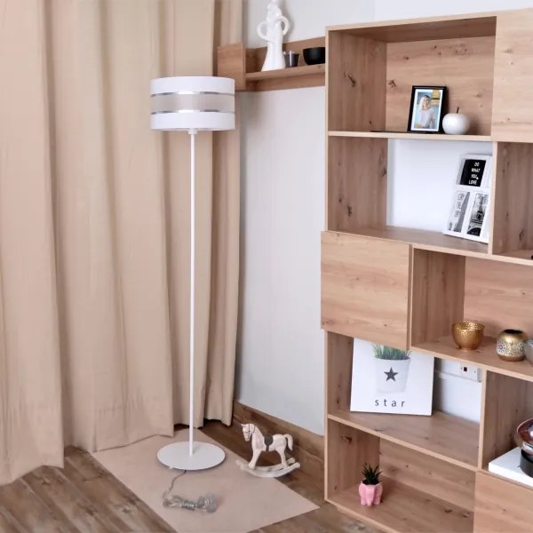 LED Lampada da terra HELEN 1xE27/15W/230V bianca