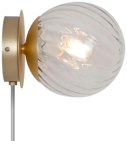 Nordlux - Lampada da parete CHISELL 1xE14/25W/230V ottone