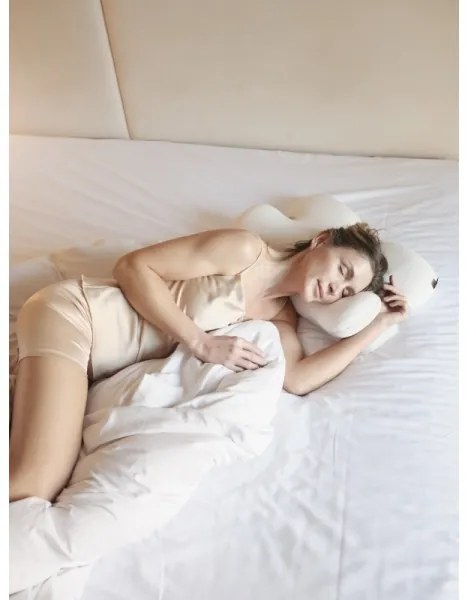 CONNECT IT CFH-6030-WH - Cuscino anatomico Virgo bianco/grigio