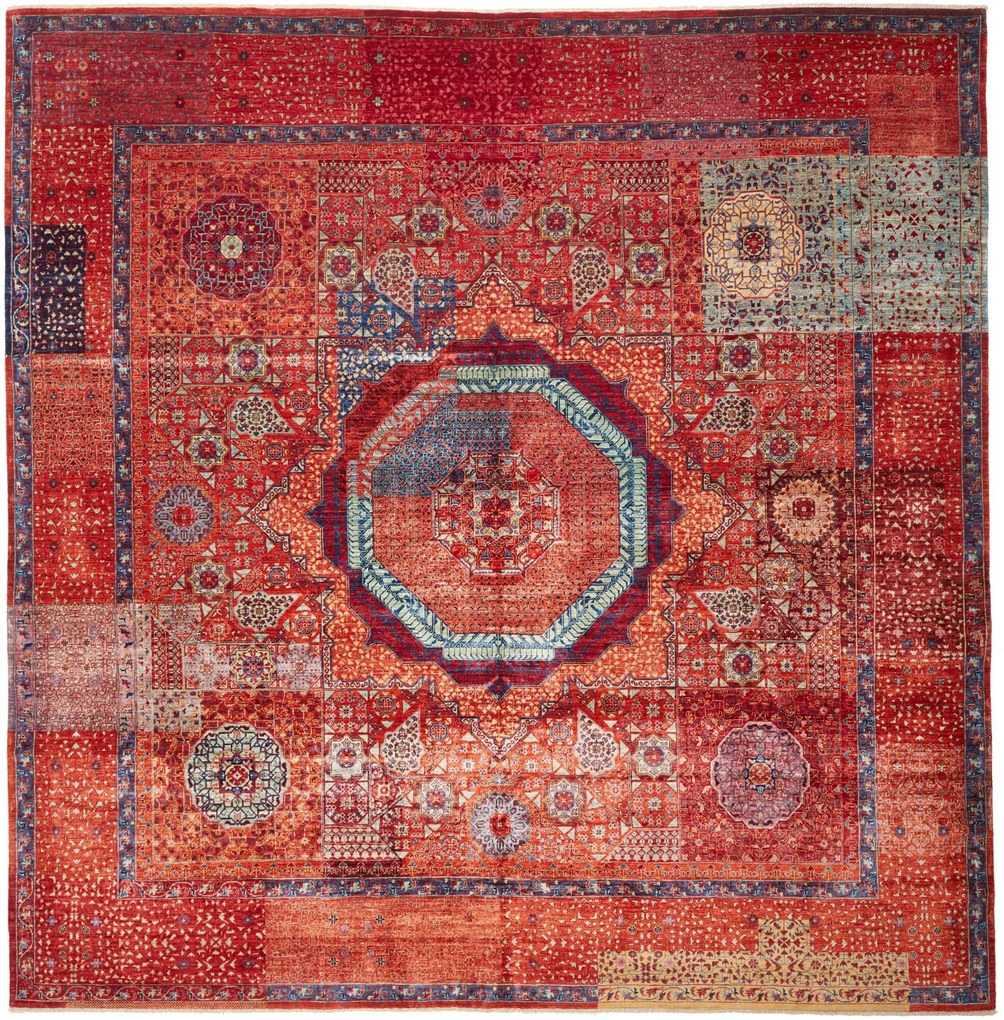 Mamluk Tappeto orientale 300 x 300 (Pakistan) Annodato A Mano