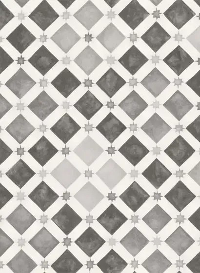 Tapete Zellige von Cole & Son - Soot & Snow