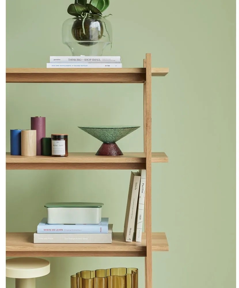 Fruttiera in vetro rosso e blu ø 25 cm Bonbon - Hübsch