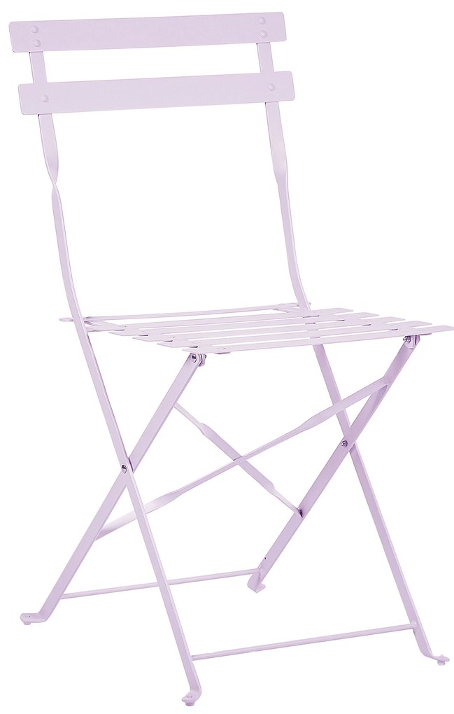 Set da balcone acciaio viola FIORI Beliani