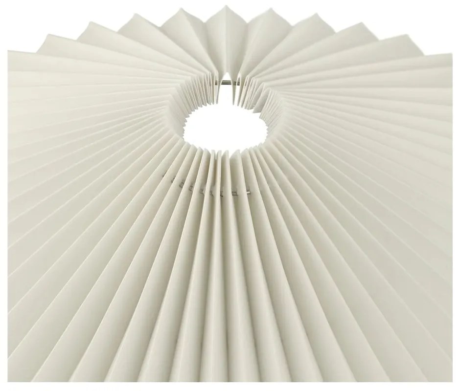 Lampada da tavolo bianca/argentata con paralume in tessuto con intensità regolabile (altezza totale 36 cm) Taite – Blomus