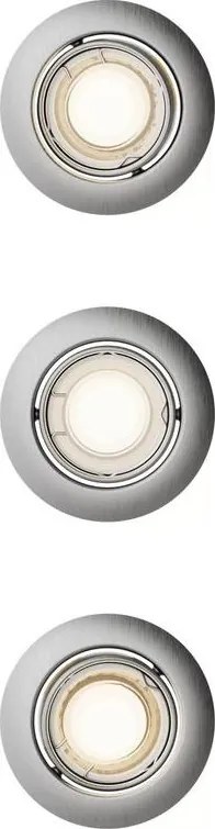 Philips - SET da 3 faretti da incasso PERIDOT 1xGU10/7W/230V argento