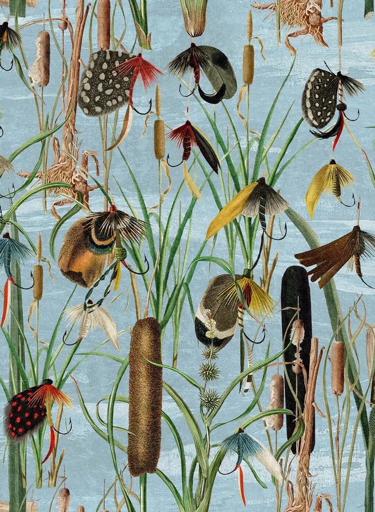 Mindthegap Carta da parati Fishing Flies - WP20721