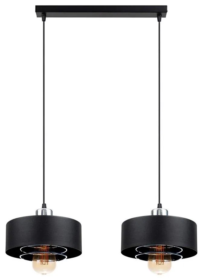 Lampadario a sospensione con filo VEST 2xE27/60W/230V