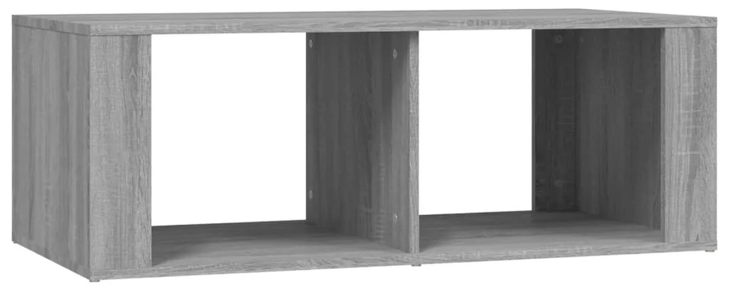 Tavolino da salotto grigio sonoma 100x50x36cm legno multistrato