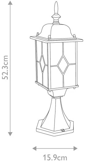 Elstead WX3 - Lampada da esterno WEXFORD 1xE27/100W/230V IP44