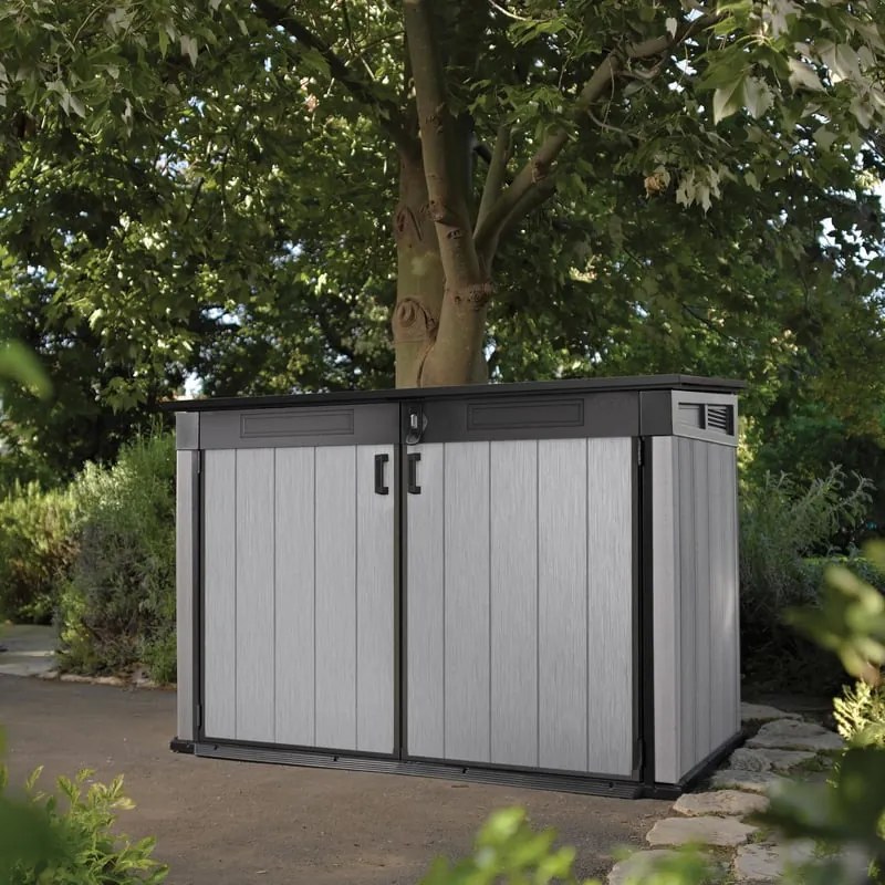 Baule KETER in polipropilene grigio L 190.5 x H 132.5 x P 109.3 cm