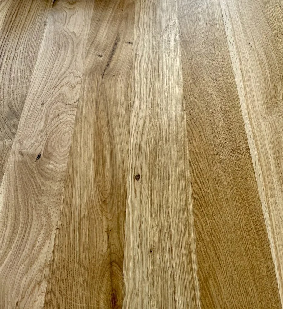 Tavolo BOLGHERI massello rovere nodato sp. 6 160&#215;90 cm (Naturale)