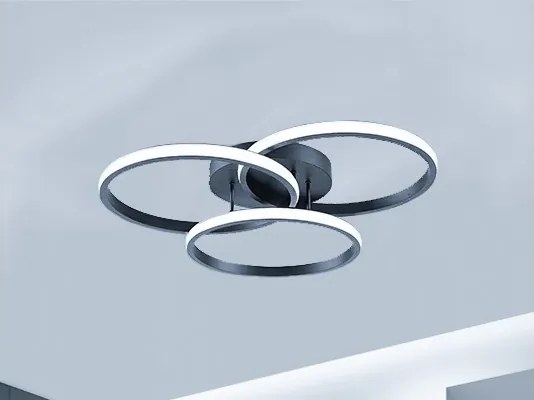 Plafoniera LED dimmerabile LED/70W/230V 3000-6500K nera + telecomando