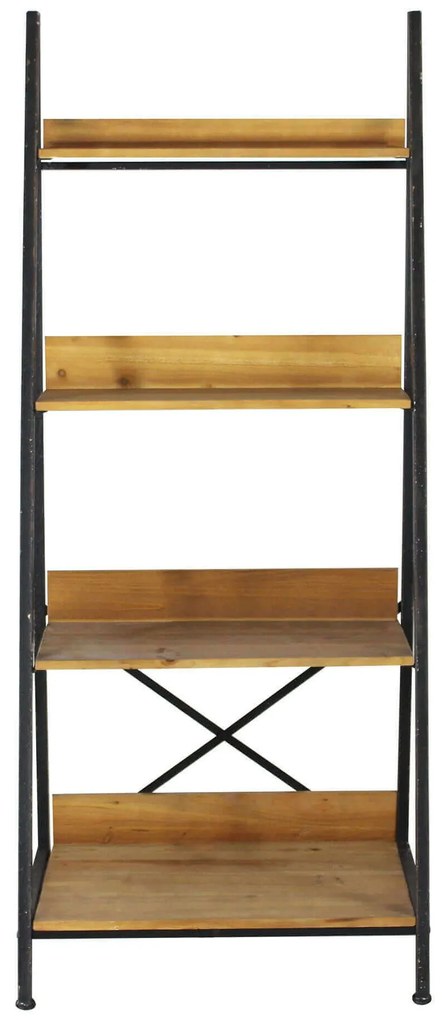 SPECTER - libreria industrial in legno e acciaio