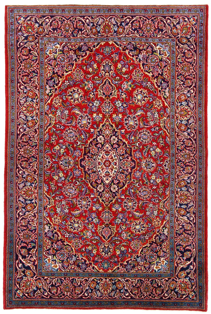 Kashan Tappeto persiano 150x230 (Iran) Annodato A Mano