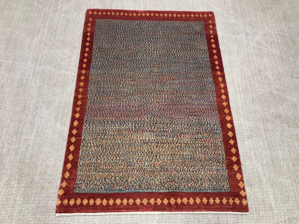 Gabbeh Tappeto 100x150 (Iran) Annodato A Mano
