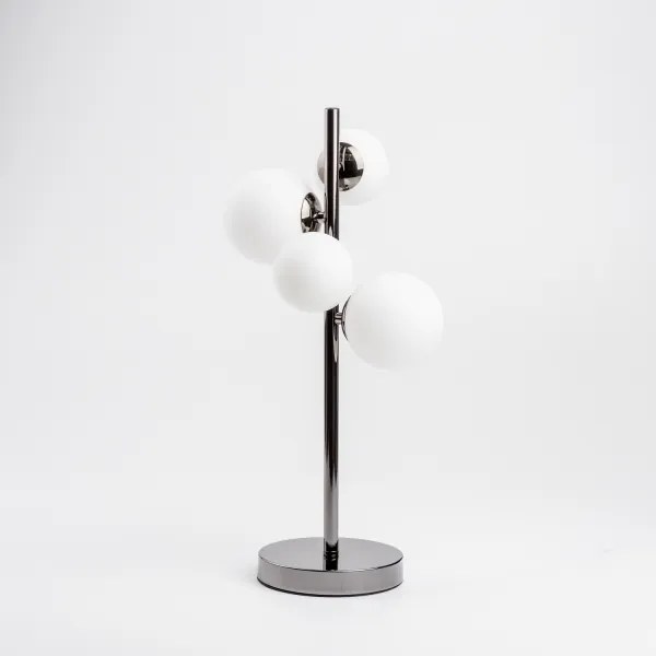 Brilagi - Lampada da tavolo LED MILLA 4xG9/3W/230V nero cromato/bianco