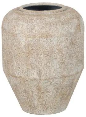 Vaso Crema Ferro 31,5 x 31,5 x 38,5 cm