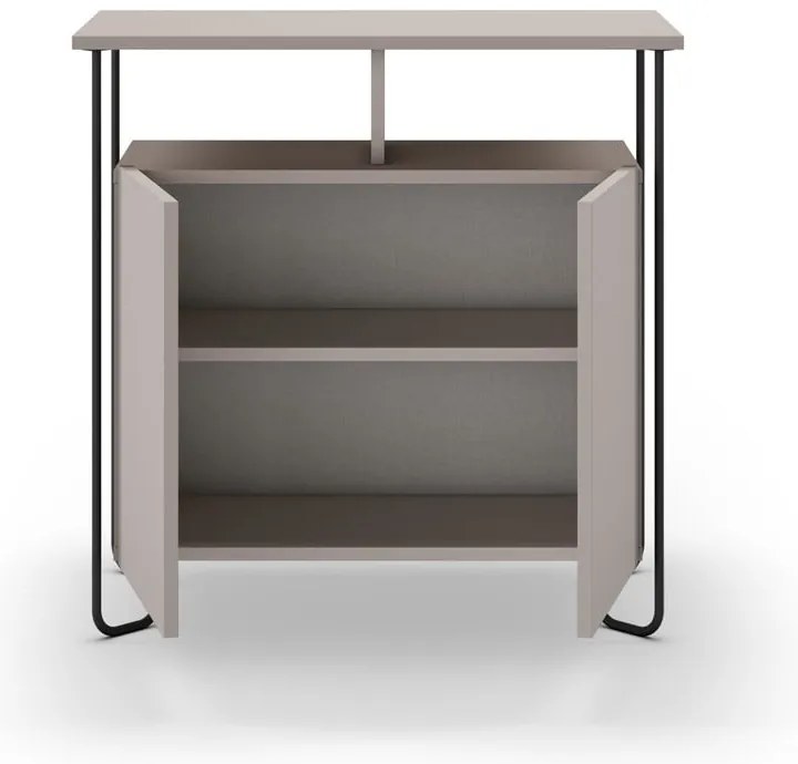 Mobile grigio-beige 80x80 cm Dilly - Marckeric