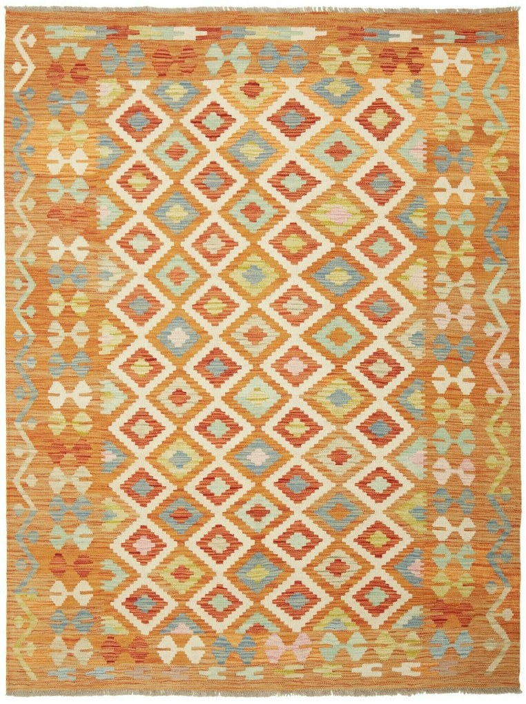 Kilim Tappeto 150x200 (Pakistan) Tessuto A Mano