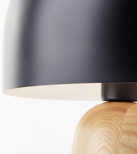 Brilliant - Lampada da tavolo NALAM 1xE14/40W/230V nero/cenere