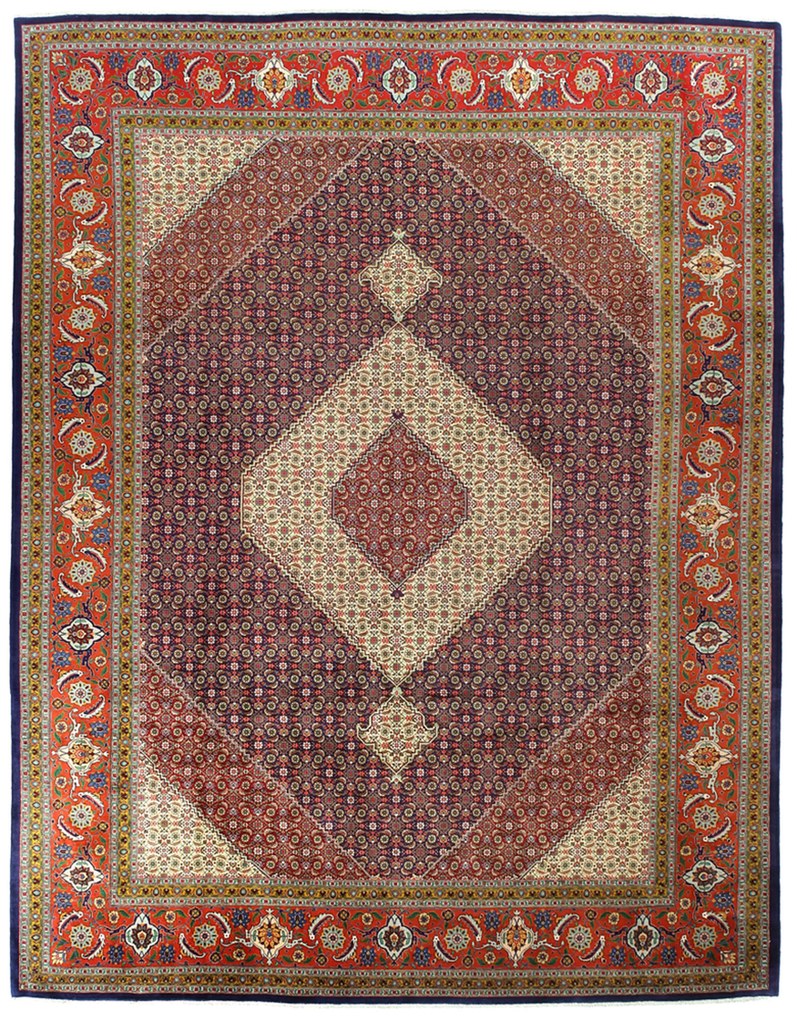 Tabriz Tappeto persiano 390x300 (Iran) Annodato A Mano