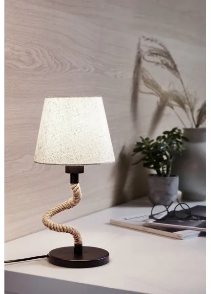Eglo 43199 - Lampada da tavolo RAMPSIDE 1xE27/28W/230V