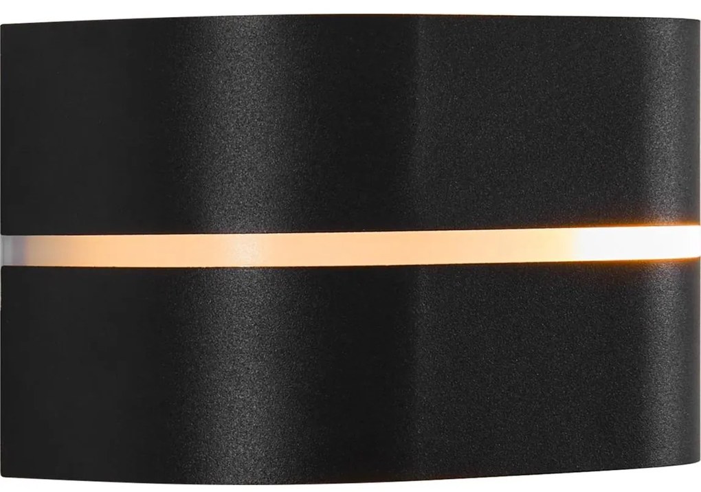 Nordlux - Applique da esterno SIBELIS 1xE27/10W/230V IP44 nero