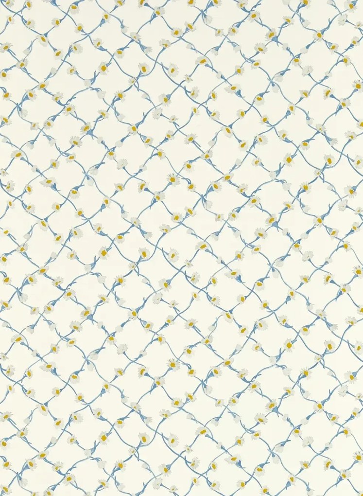 Harlequin Tapete Daisy Trellis - Lapis/ Pearl