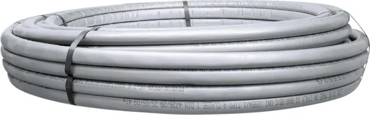 Tubo multistrato in rotolo rivestito GIACOMINI Polietilene Ø 46 mm x L 25 m, impianto idraulico centrale