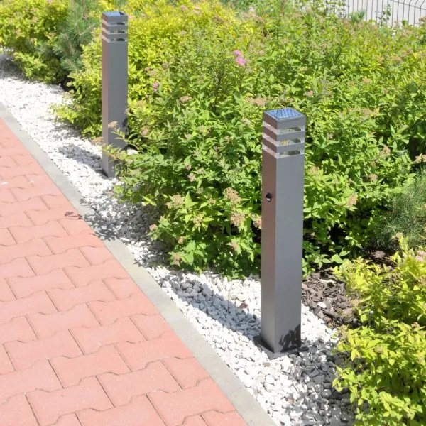 Lampada da esterno con sensore TEKSAS 1xE27/12W/230V IP44 74 cm antracite