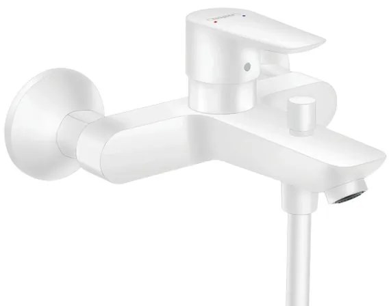 Rubinetto per vasca Talis E per muro bianco verniciato HANSGROHE