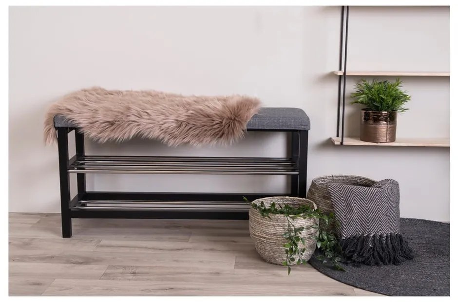 Scarpiera con seduta grigia Padova – House Nordic