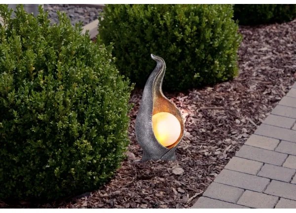 Globo 33439 - Lampada LED solare SOLAR LED/2,16W/3V 3000K IP44 argento