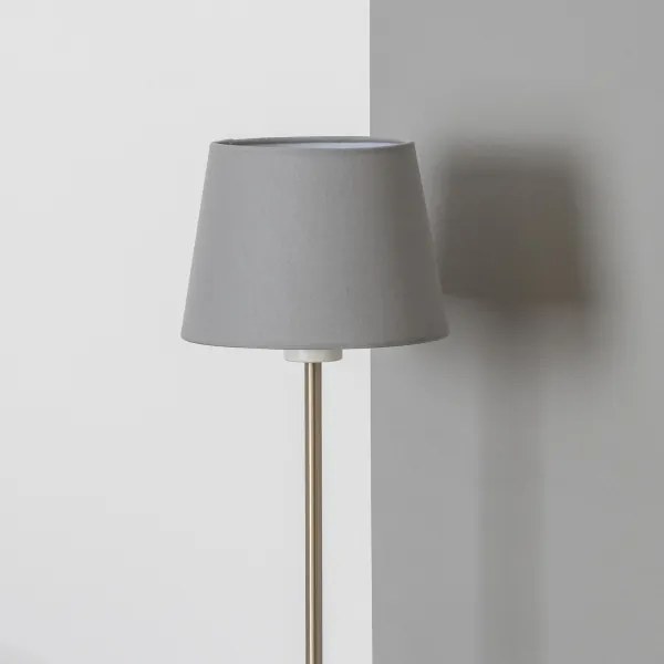 Brilagi - Lampada LED da terra CERIA 1xE27/40W/230V Ø 20,5 cm grigio/cromo opaco