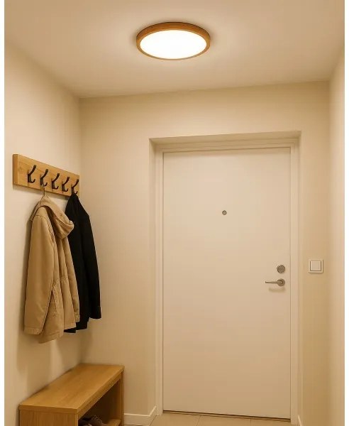 Plafoniera LED/18W/230V 3000/4000/6500K Ø 23 cm beige