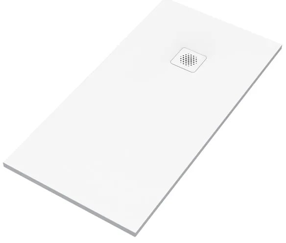 Piatto doccia SENSEA in composito minerale di resina gelificata Remix V3 bianco L 70 x L 140 x H 2.8 cm opaco
