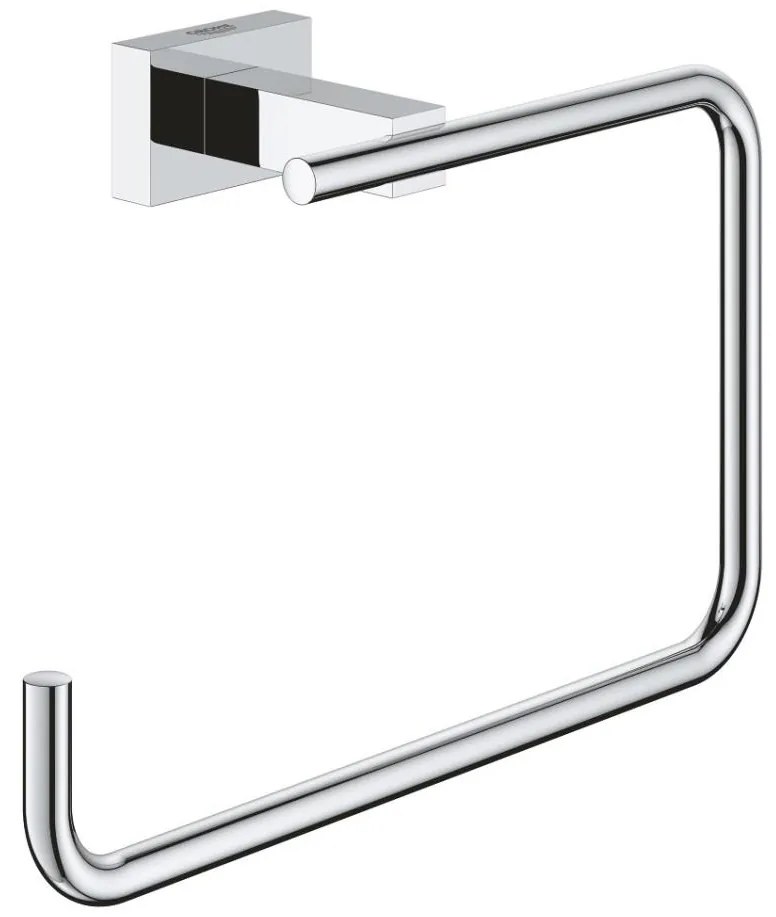 GROHE 40510001 - Porta asciugamani ESSENTIALS CUBE 188 mm, finitura cromata lucida