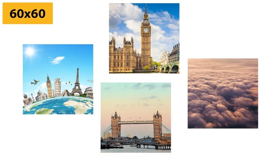 Set di quadri – Londra incantevole