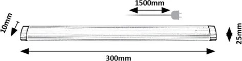 Rabalux 78036 - Luce LED dimmerabile sottopensile LENDVA LED/3W/230V 4000K