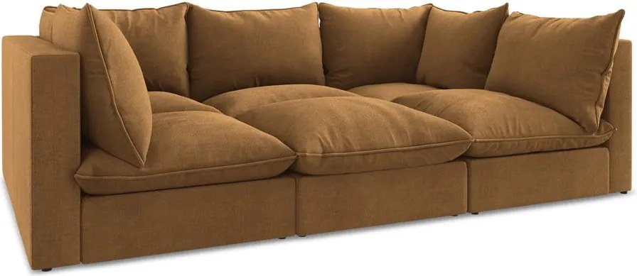 Divano color terracotta 255 cm Manao – Makamii