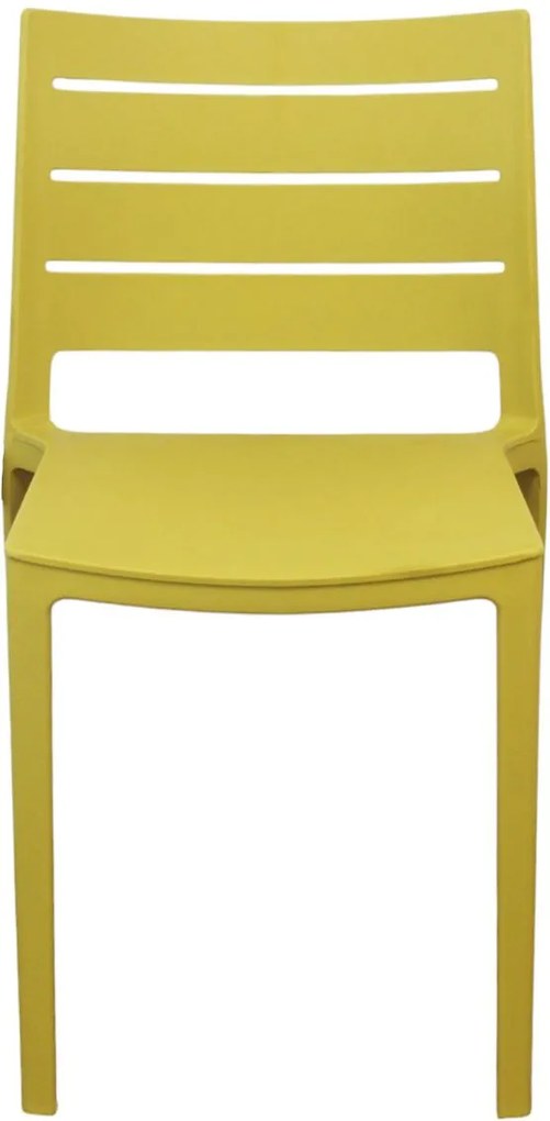 CABOT - set 4 sedie in polipropilene impilabile