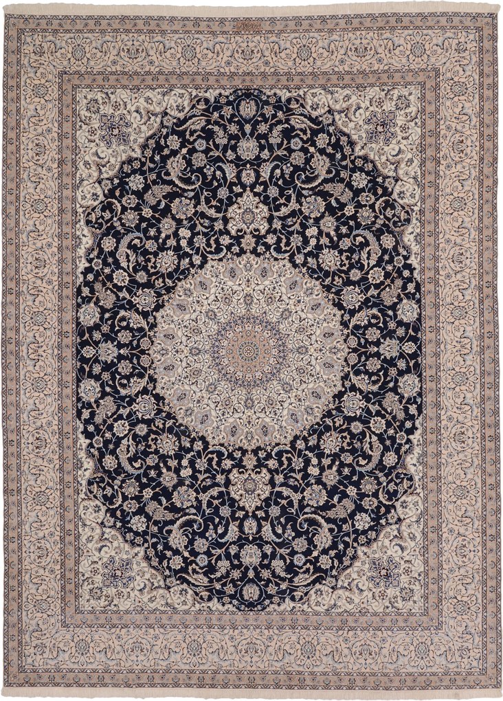 Nain Tappeto 410x300 (Iran) Annodato A Mano
