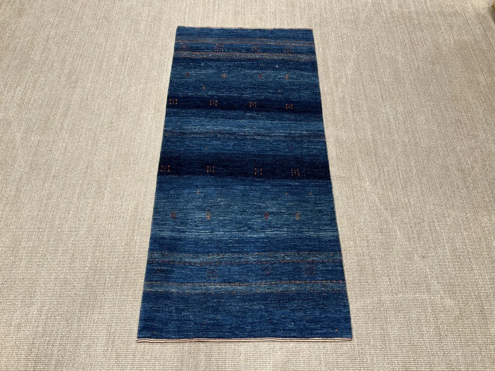 Loribaft Tappeto persiano 200 x 90 Blu (Iran) Annodato A Mano
