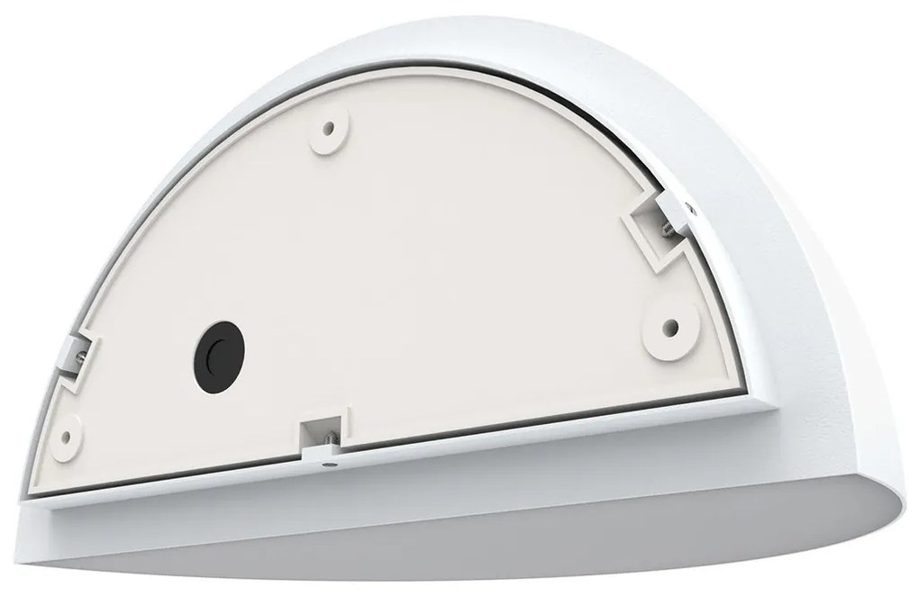 Applique Curva Monodirezionale con base E27 IP54 Bianca - Serie BRINA