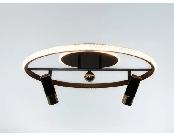 Plafoniera LED dimmerabile LED/60W/230V 3000-6500K nero + telecomando