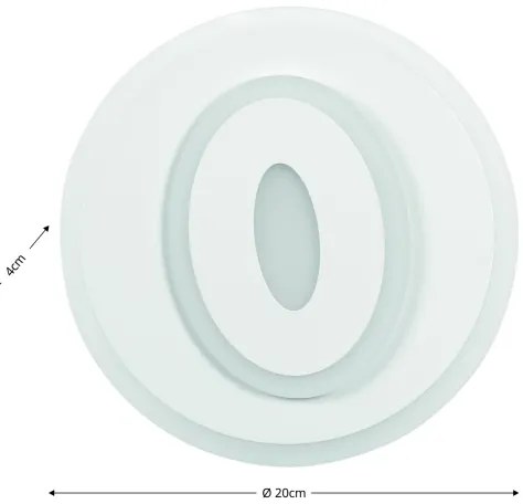 Brilagi - Lampada da parete LED MODERN MINI 26W 230V 3000/4000/6000K