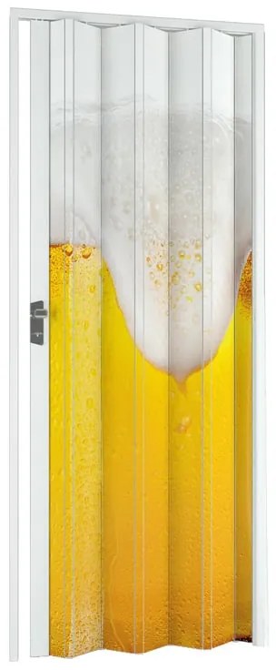 Porta a soffietto Beer in pvc multicolore L 89.5 x H 214 cm