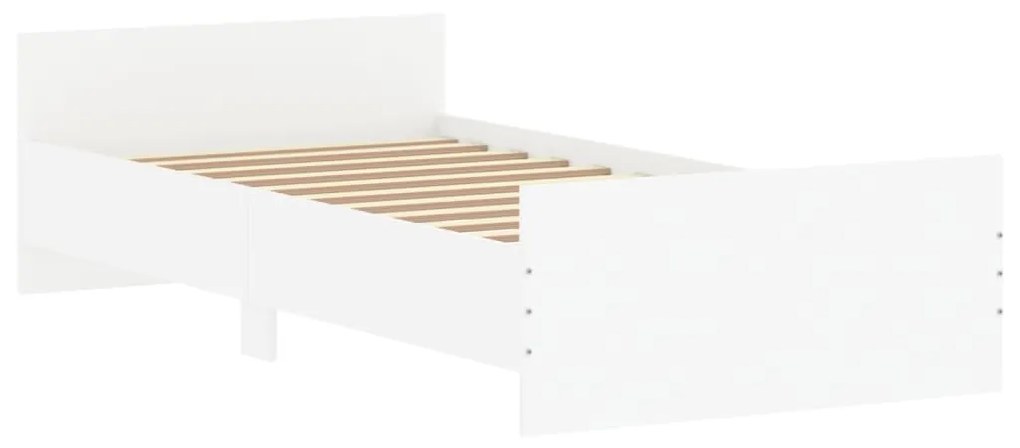 Giroletto bianco 90x190 cm in legno multistrato