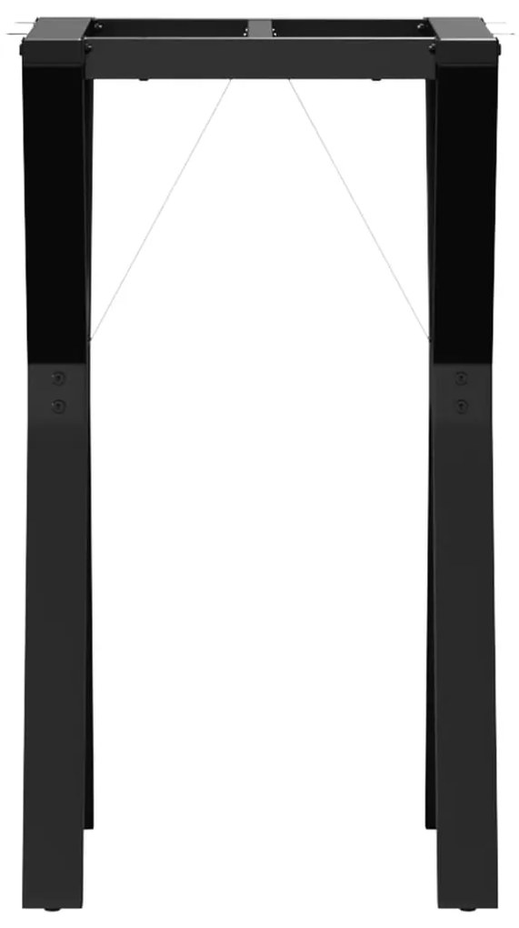 Telaio gambe a y per tavolo da pranzo 40x40x73 cm in ghisa