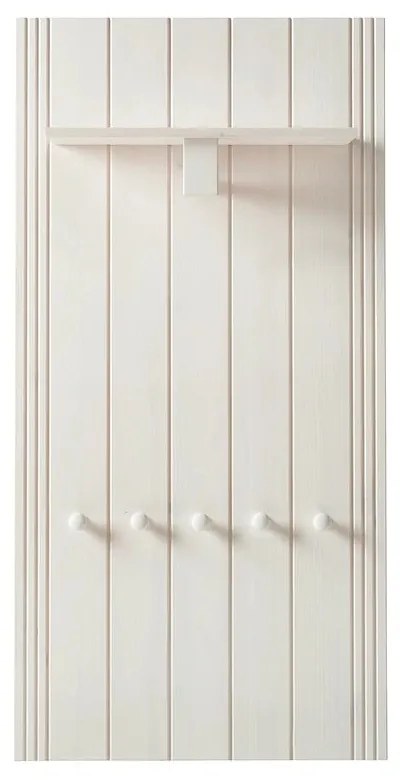 Set di mobili da ingresso bianco in pino massiccio 60x120x25 cm Anita – Støraa